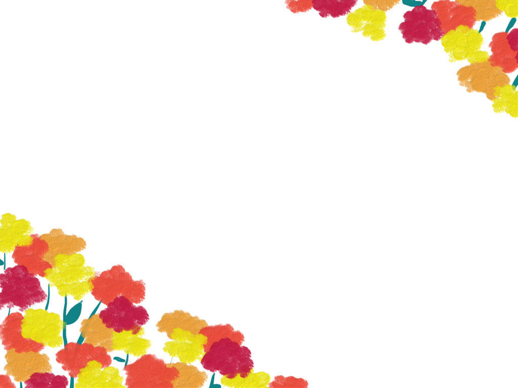はっきり 鮮やか 花のイラスト背景 フレームまとめ 旅とイラスト ナイチンゲールオリンピック
