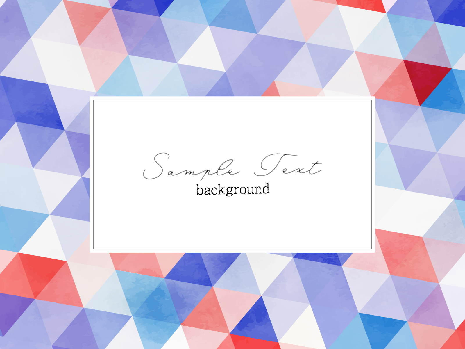 抽象フレーム 水彩風テクスチャ おしゃれ配色三角模様 旅とイラスト ナイチンゲールオリンピック